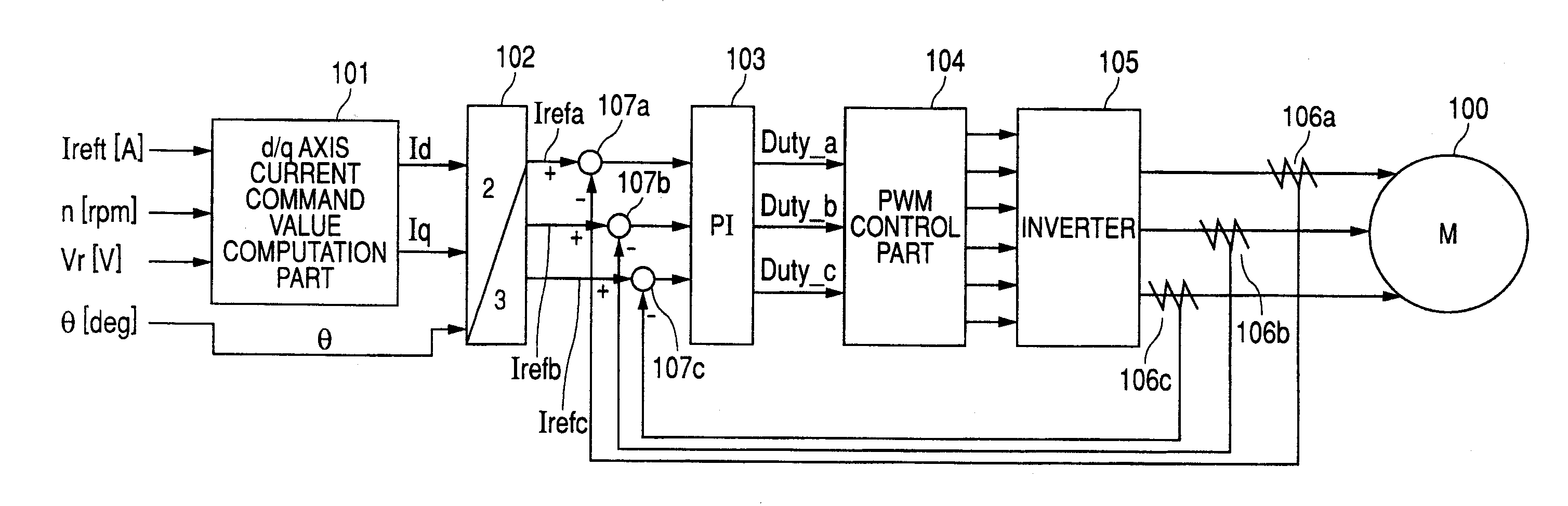 Motor drive control apparatus and electric power steering apparatus