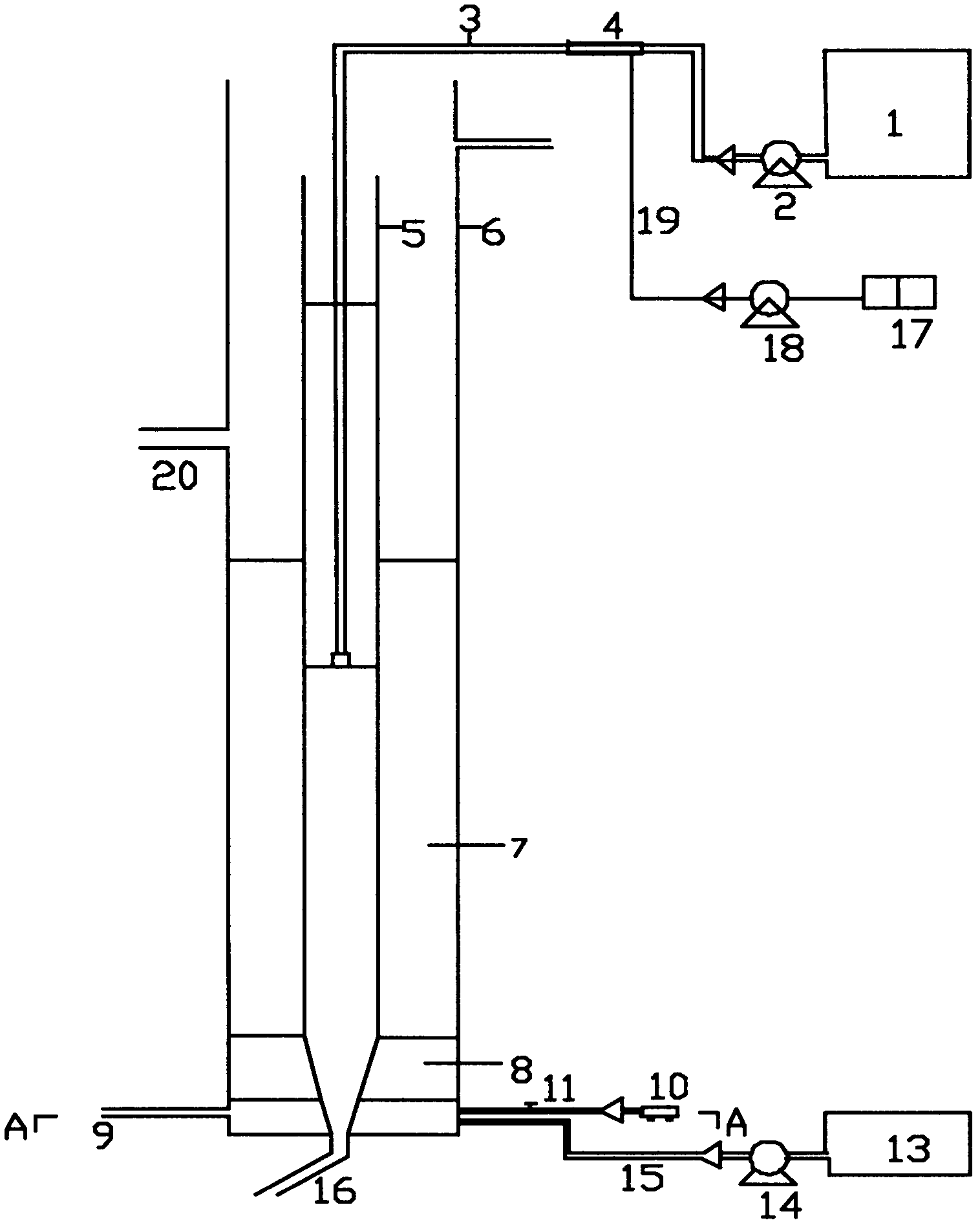 Deposition and biological filter combined water purification system