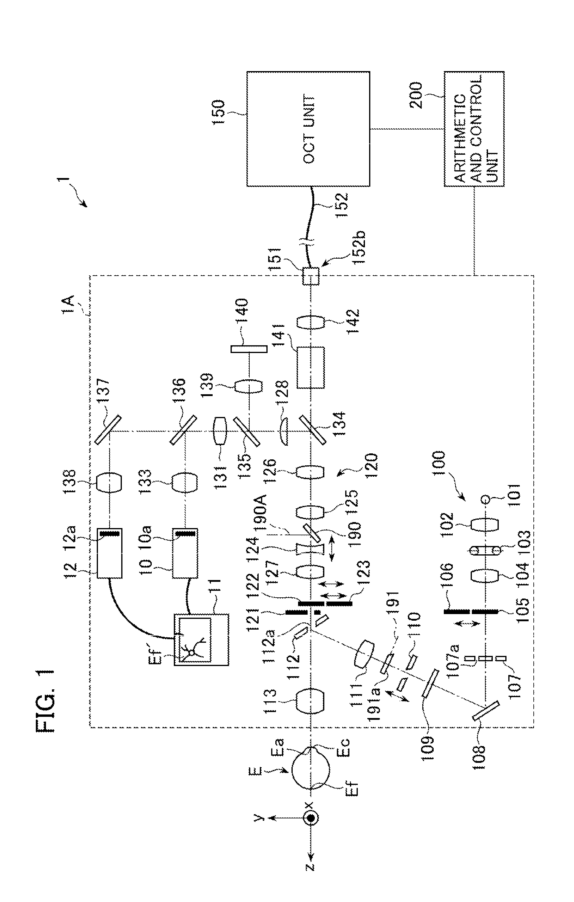 Optical image measuring device and control method thereof