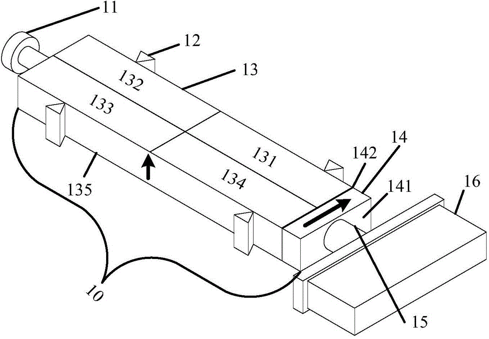 Piezoelectric linear motor fused with shear piezoelectric actuator composite drive mode