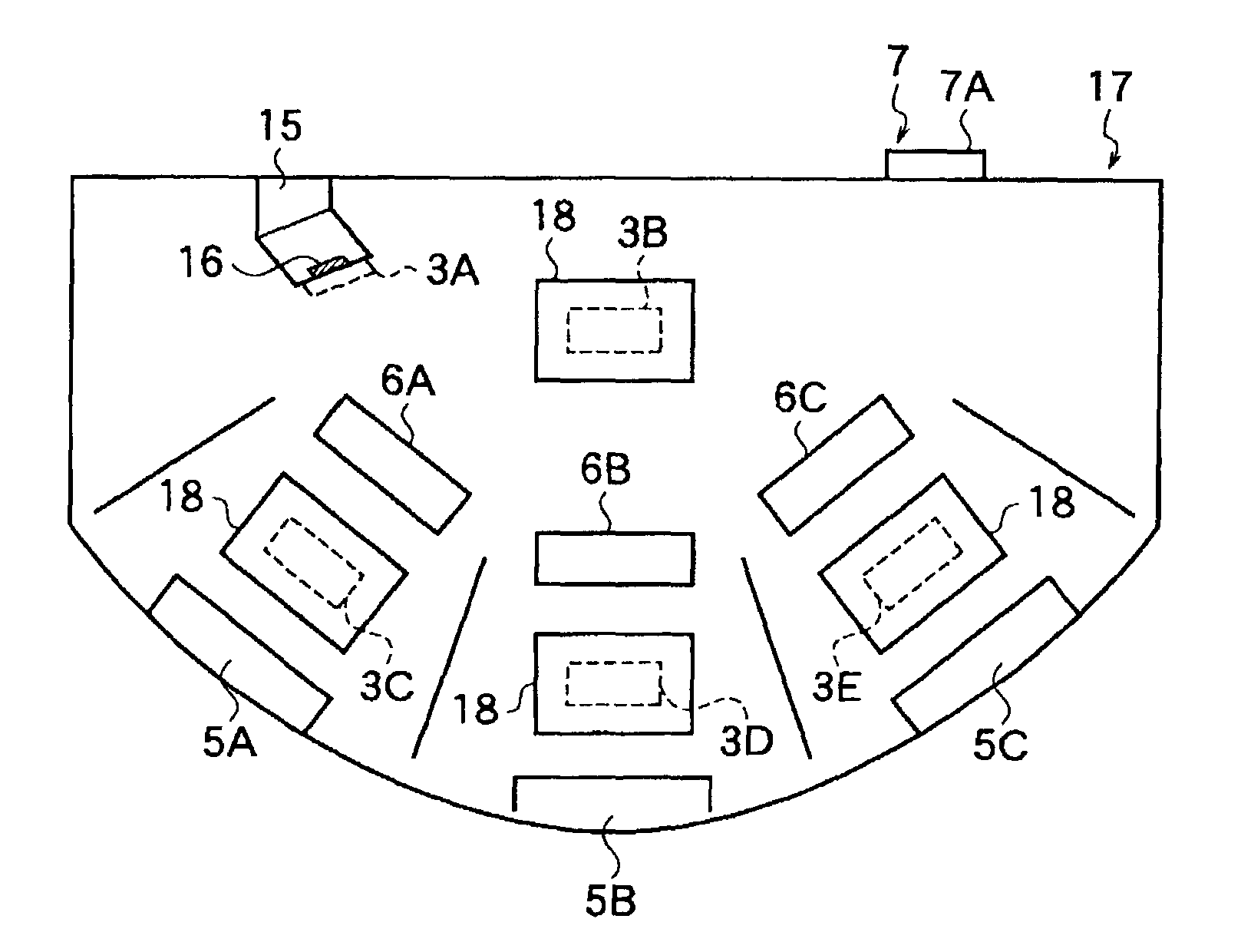Game monitoring system, game playing table and monitoring method