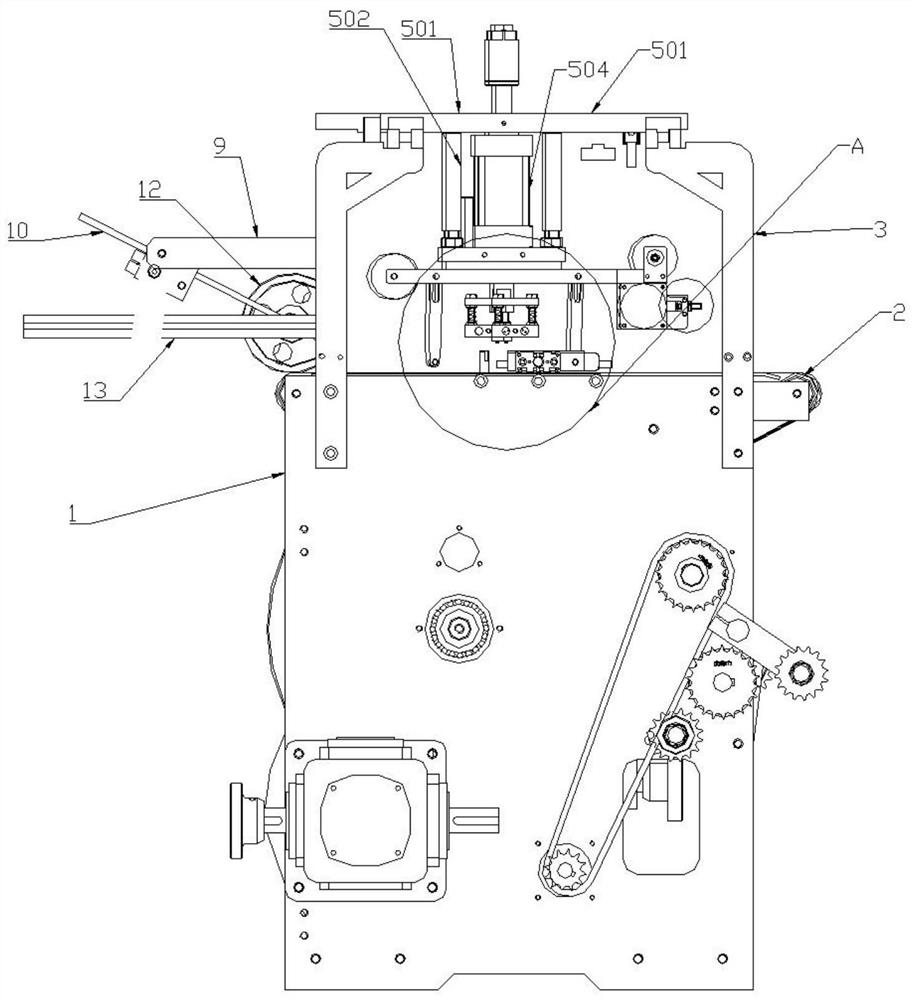 Multi-copy processing production line with modularized vertical continuous online gold stamping mechanisms