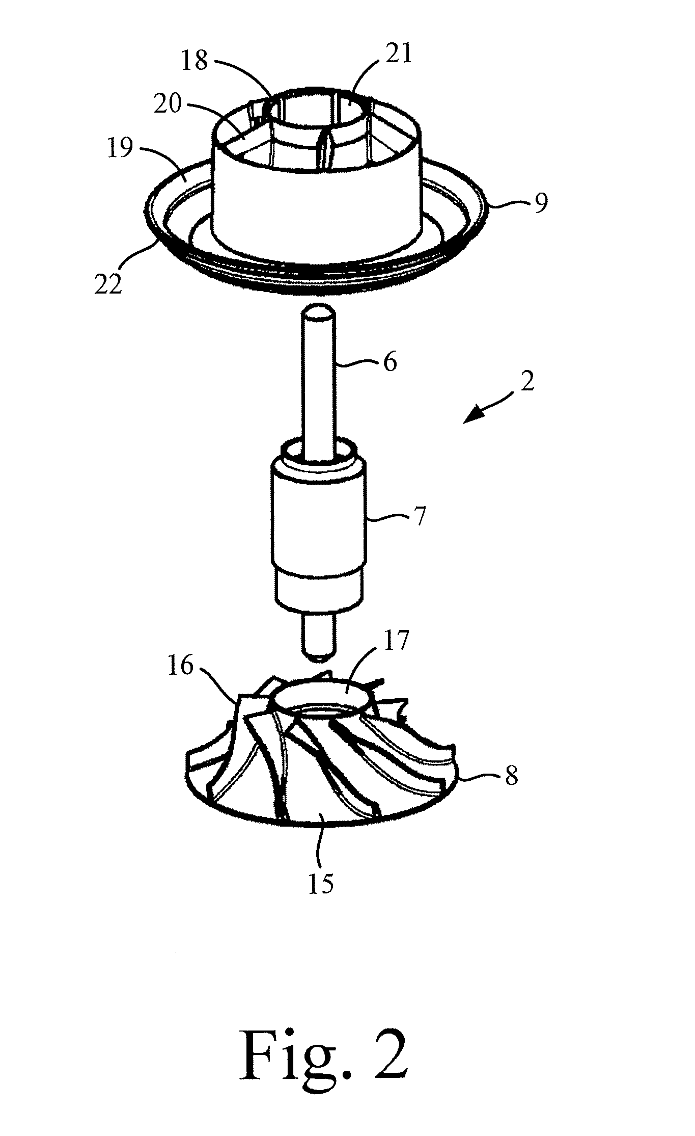 Rotor assembly for a turbomachine