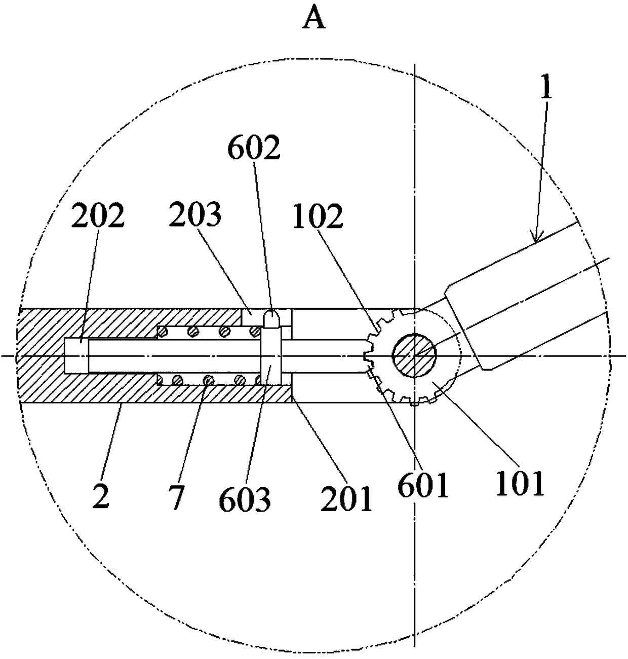 Connecting device for electric tower operation