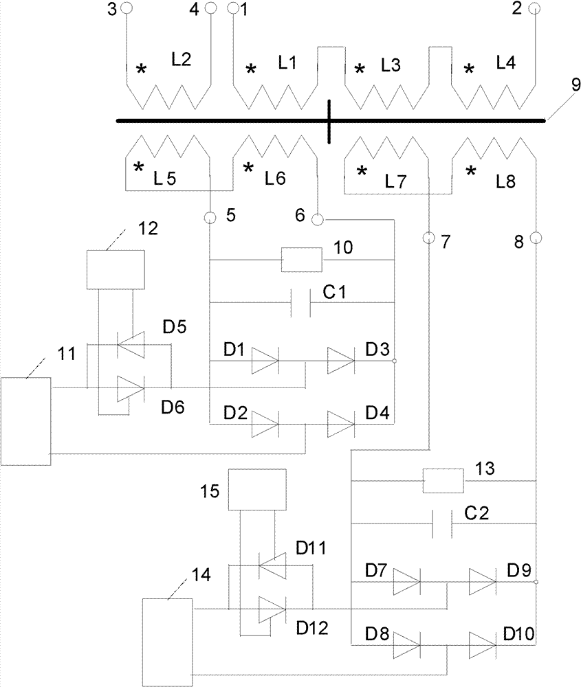 Continuously controllable transformer