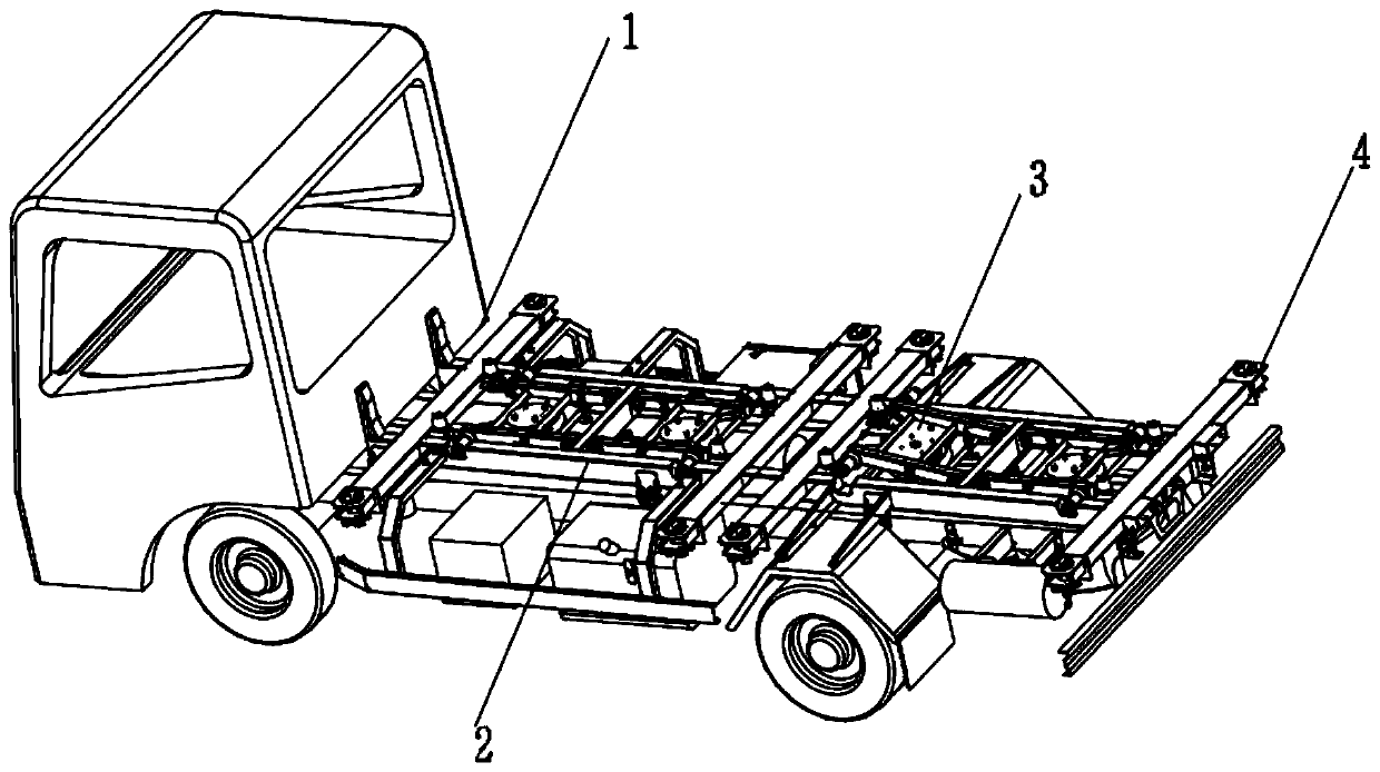 Automobile with detachable carriage for transporting multiple exchange boxes
