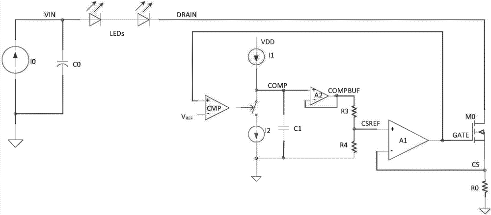 Controller, chip and method for eliminating current ripples of LED (Light-Emitting Diode) driving system