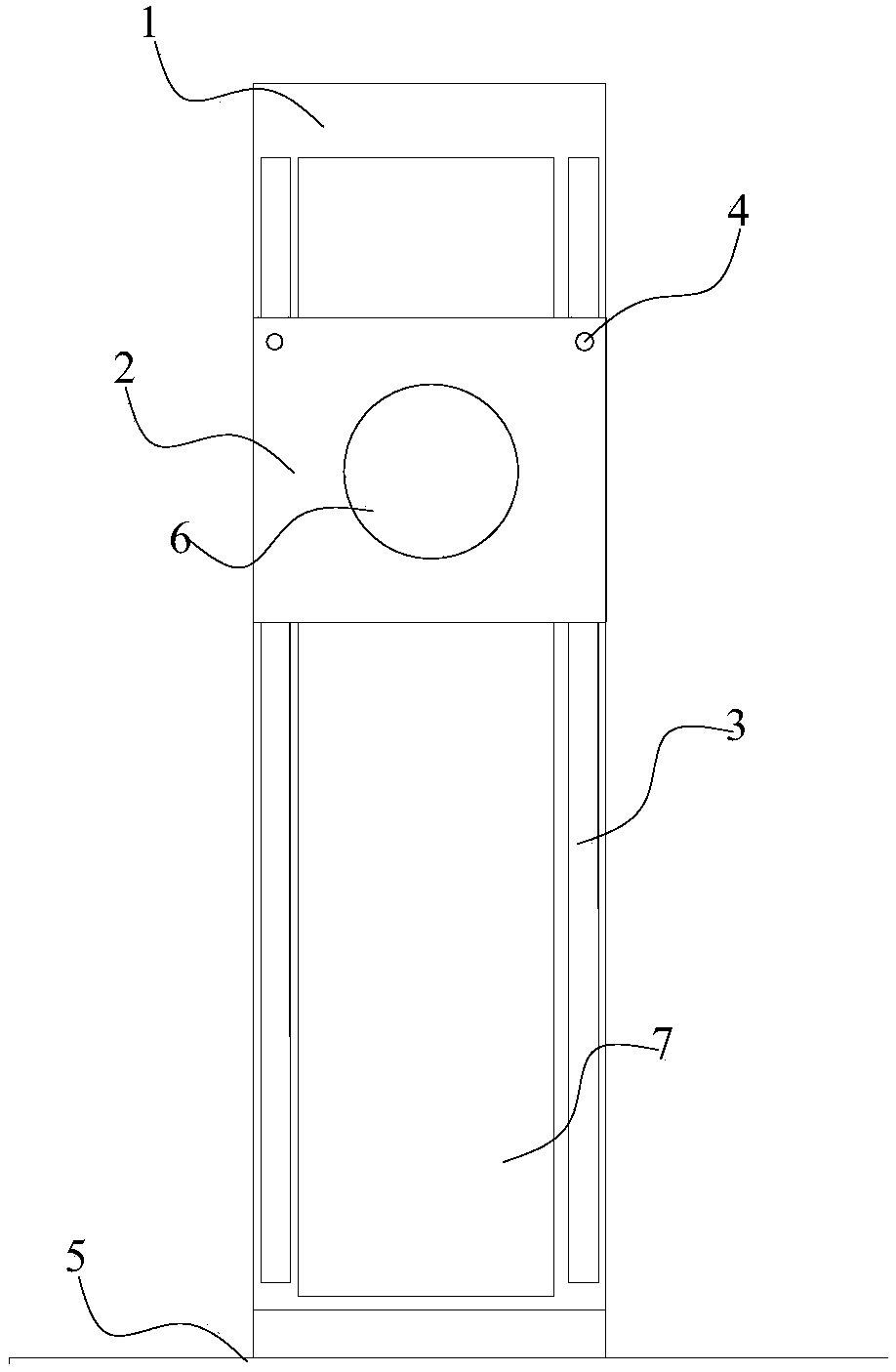 Three-dimensional measurement puncture ruler for infantile anal atresia