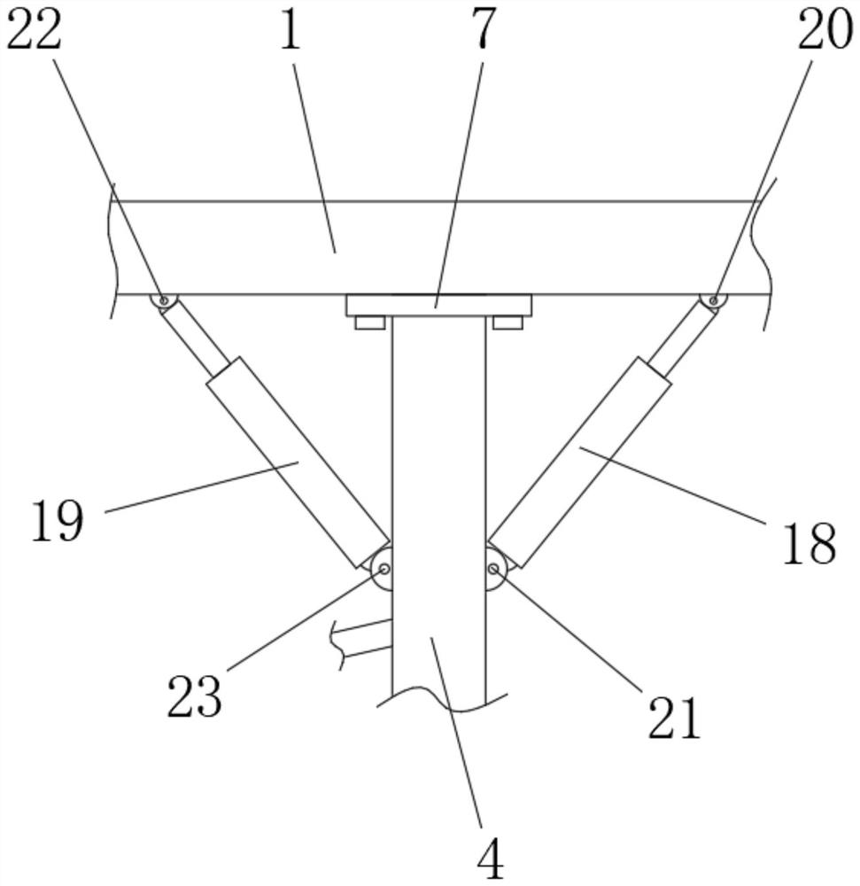 Tunnel hanging bracket for coal mine overhead man-riding device