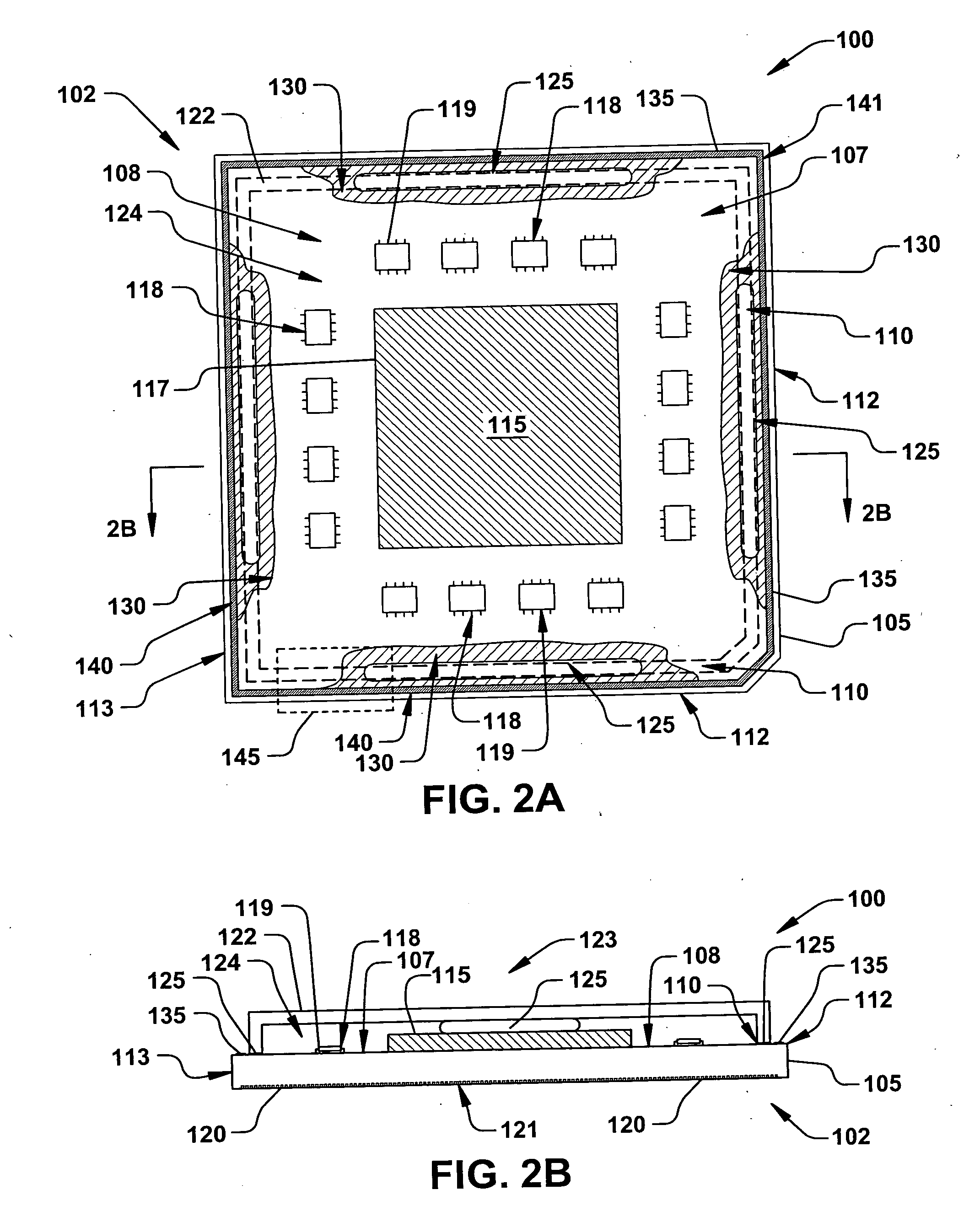 Semiconductor device having resin anti-bleed feature