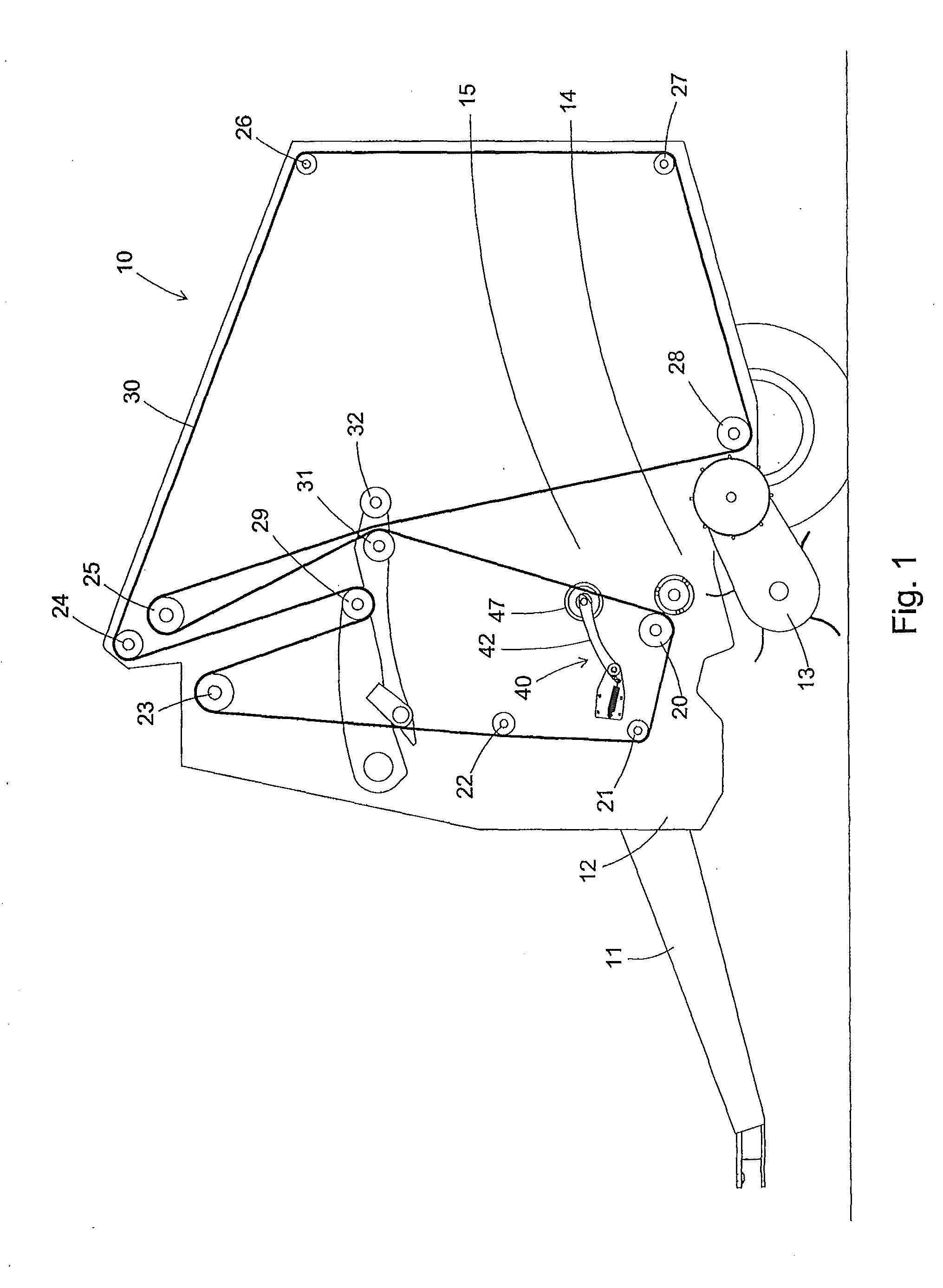 Rotary hay wedge for round balers