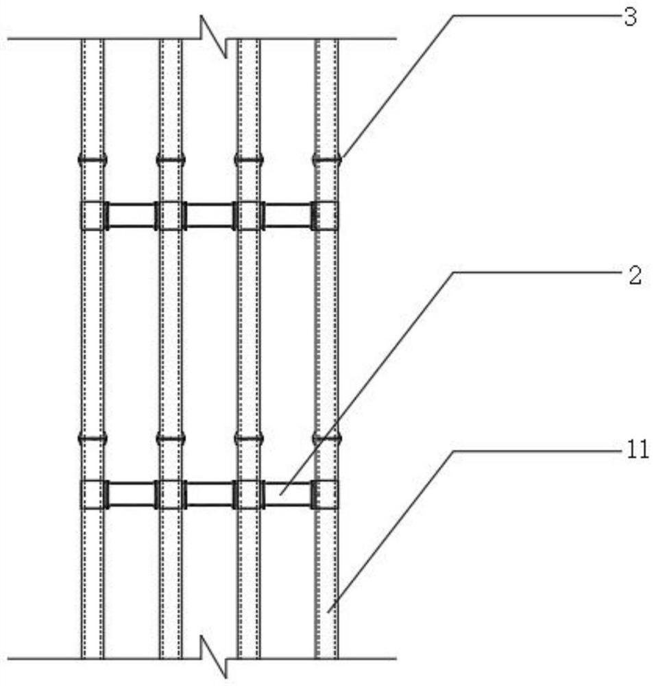 Prefabricated lattice type wind power tower drum
