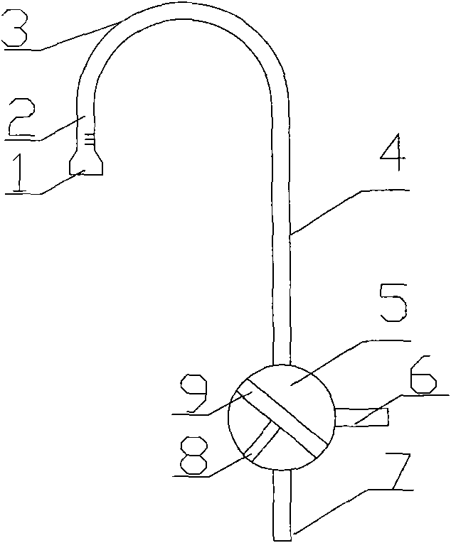 Tee-joint siphon apparatus