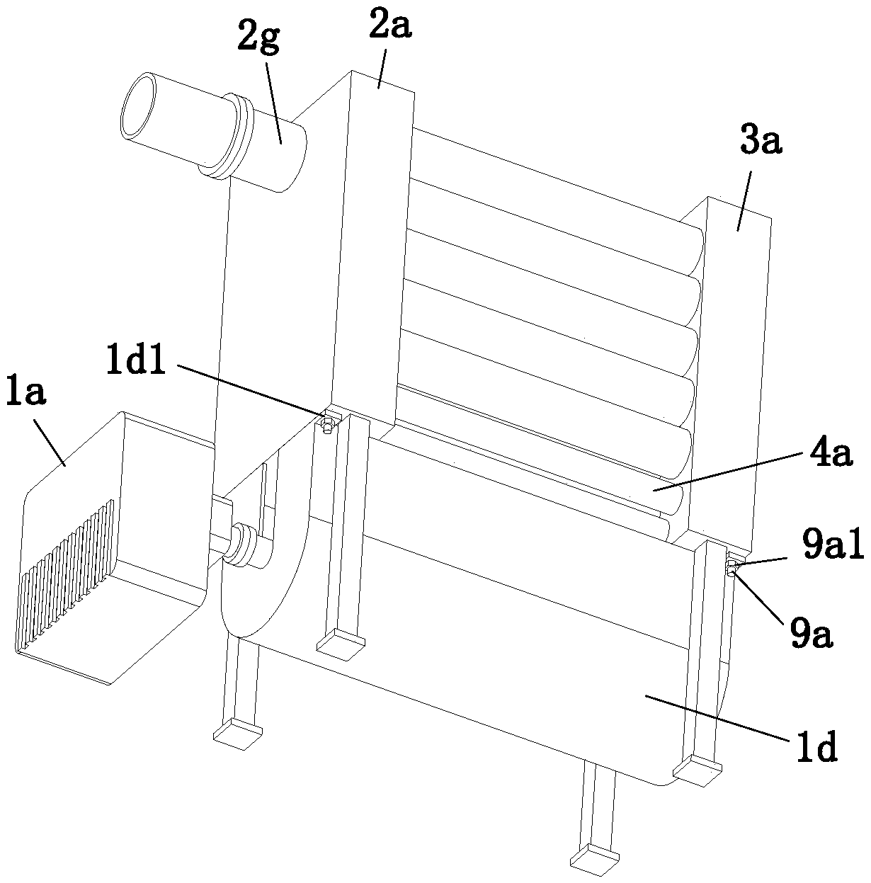 Drying hot-blast stove