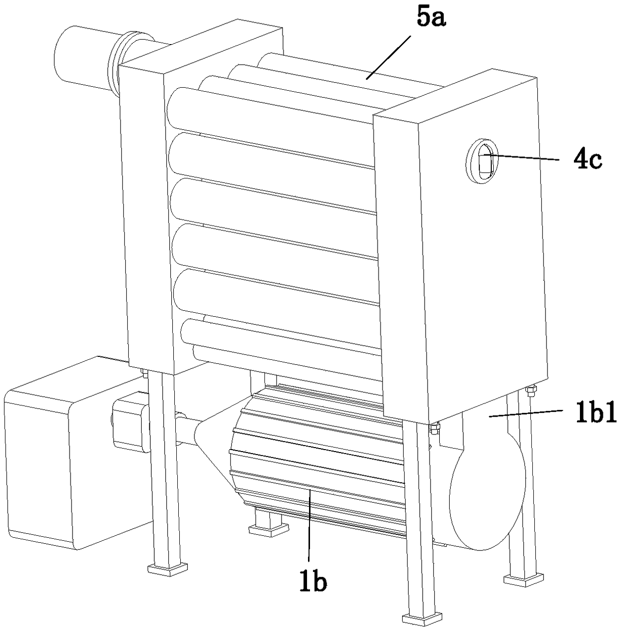 Drying hot-blast stove