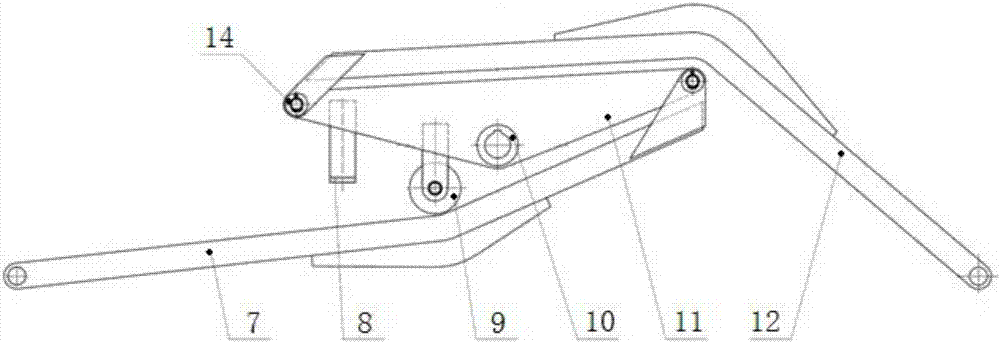 Bottom door opening and closing mechanism for railway funnel vehicle