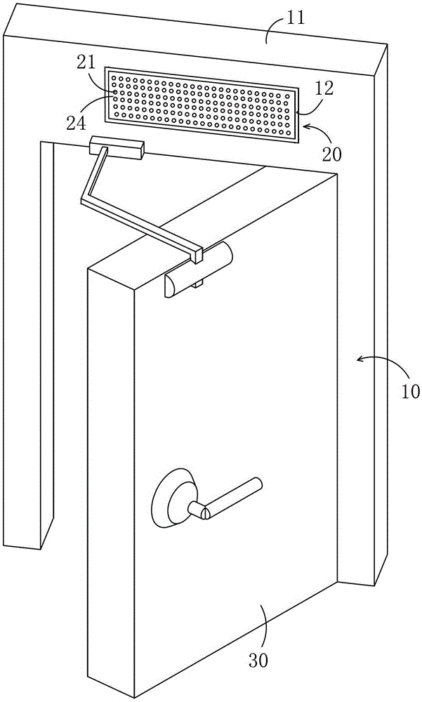 Fire doors with escape lighting