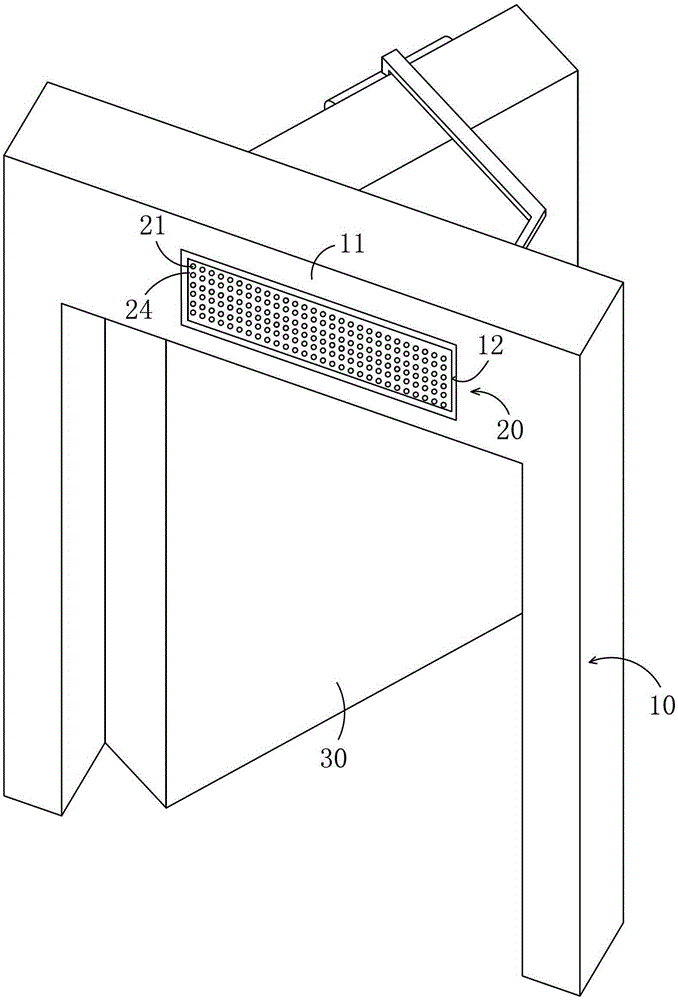 Fire doors with escape lighting