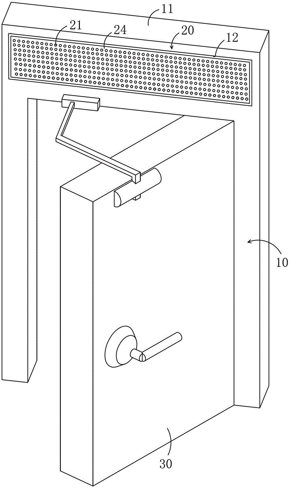 Fire doors with escape lighting