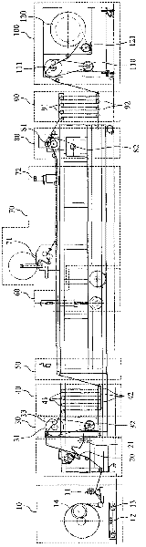 Apparatus making dotted cutting line for wrapping paper