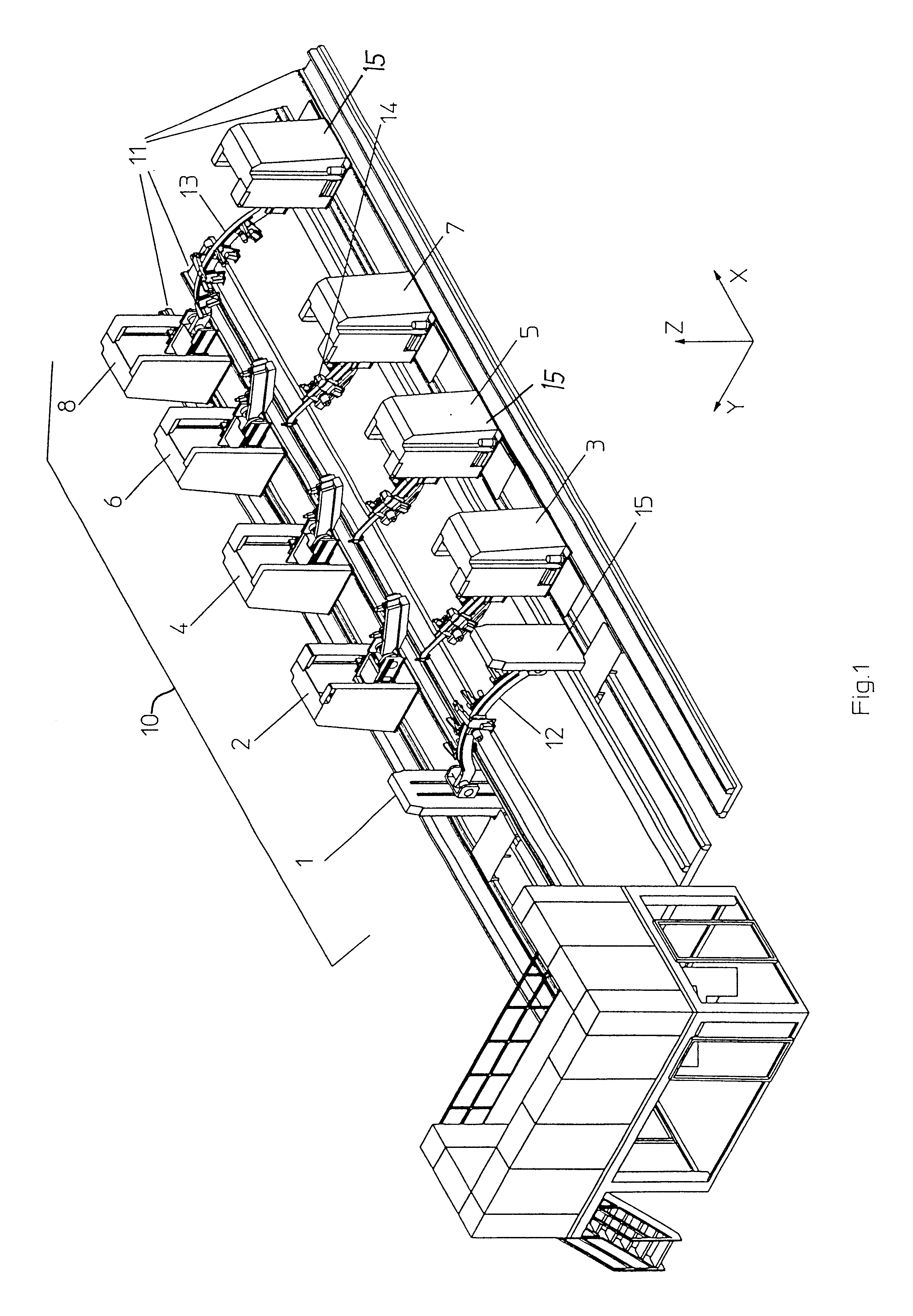 Versatile adaptable holding apparatus for holding large format workpieces and method