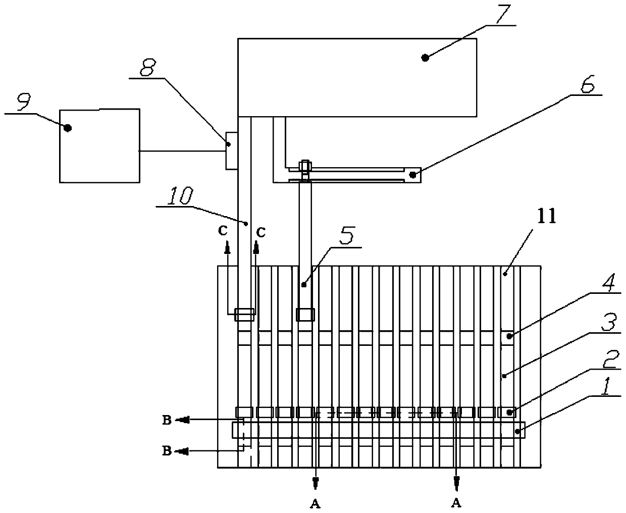 A mechanical performance testing device for micron-sized monofilament fibers