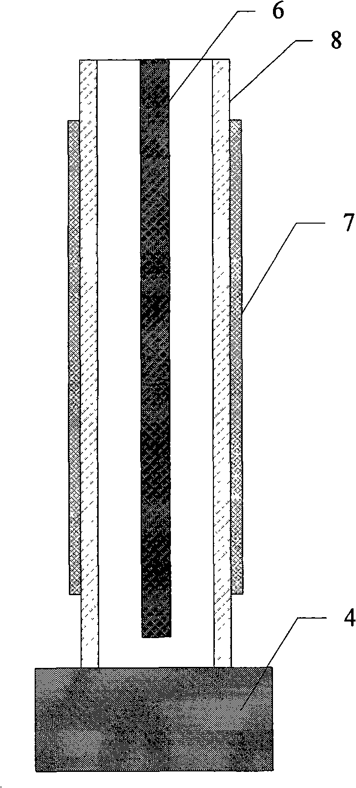 Device for treating exhaust air in combination of dielectric barrier discharge plasma oxidation/solution absorption and method