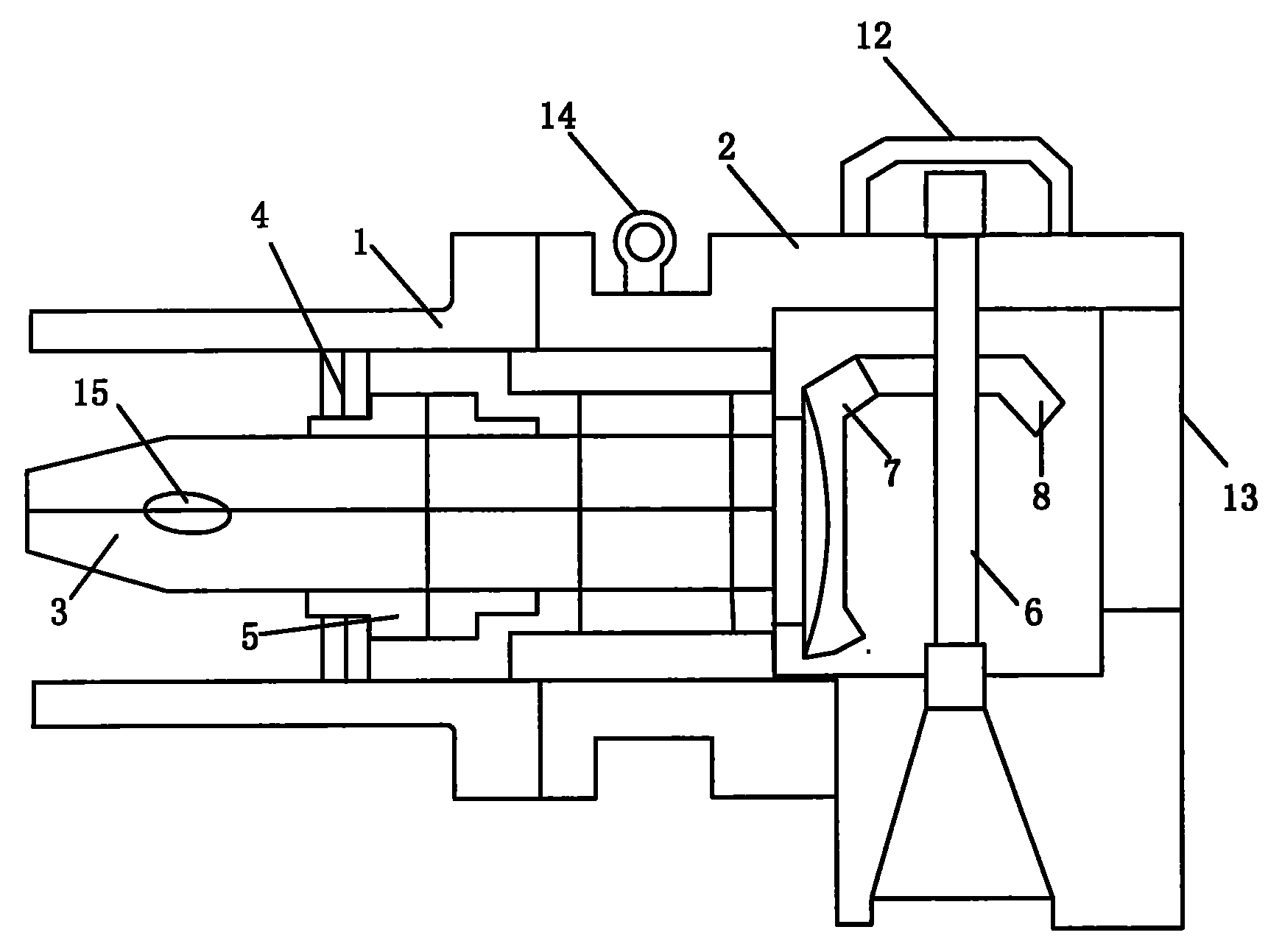 Boring and milling head