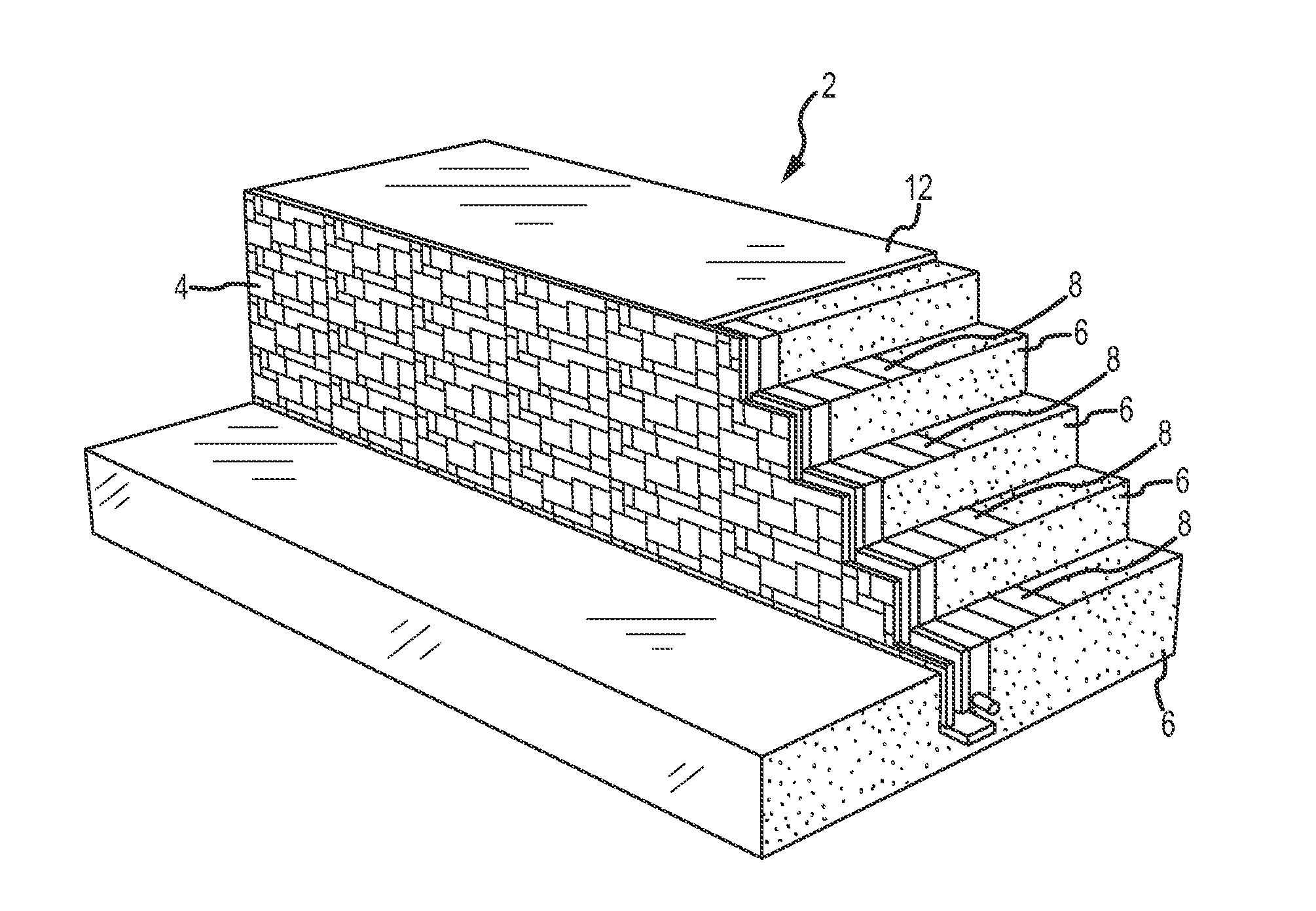 System and method for retaining wall