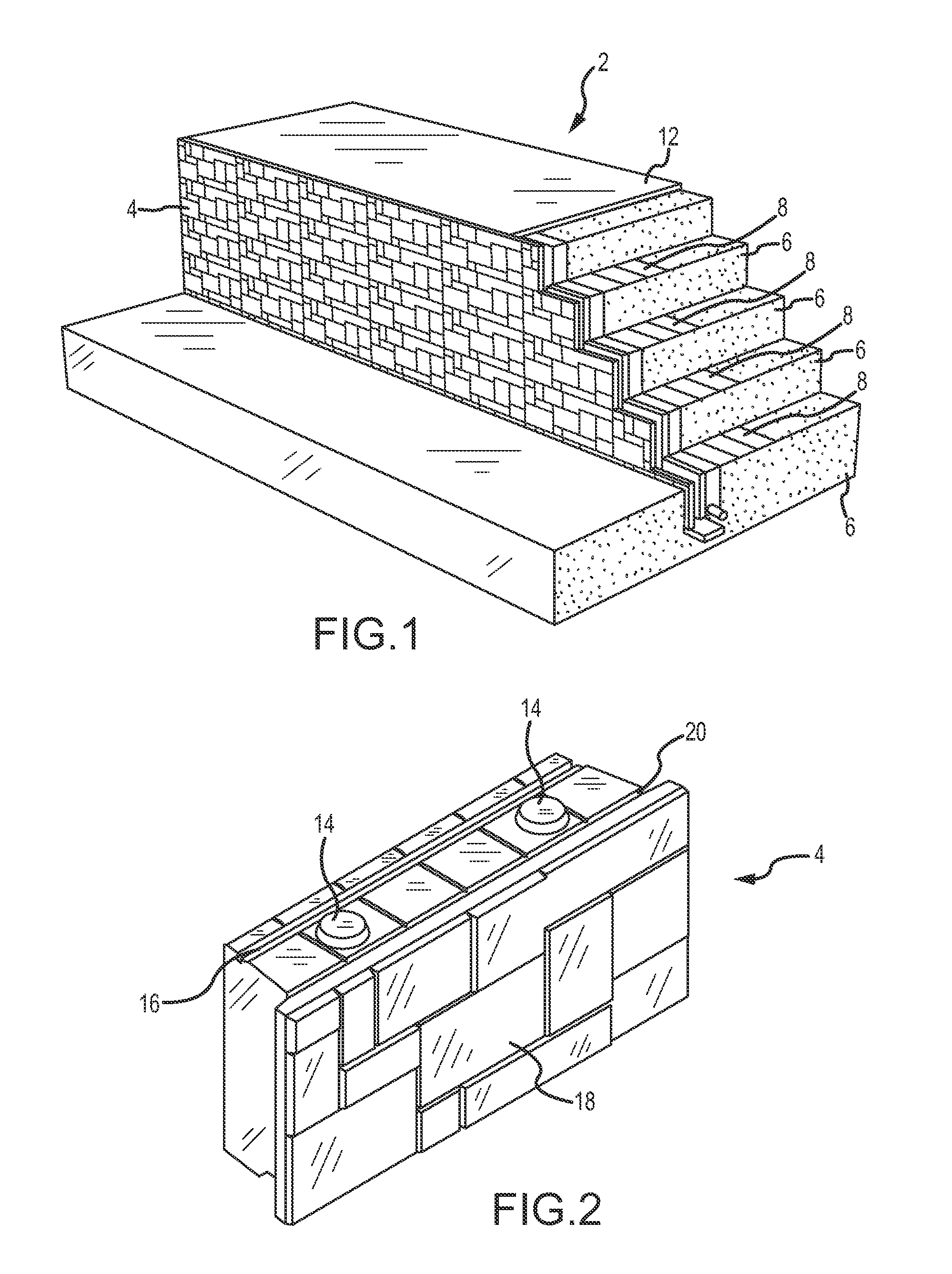 System and method for retaining wall