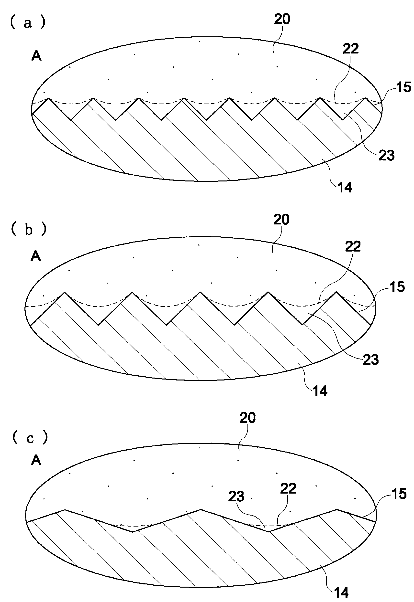 Lower die, production method of lower die, method for producing glass gob, and method for producing glass molded body