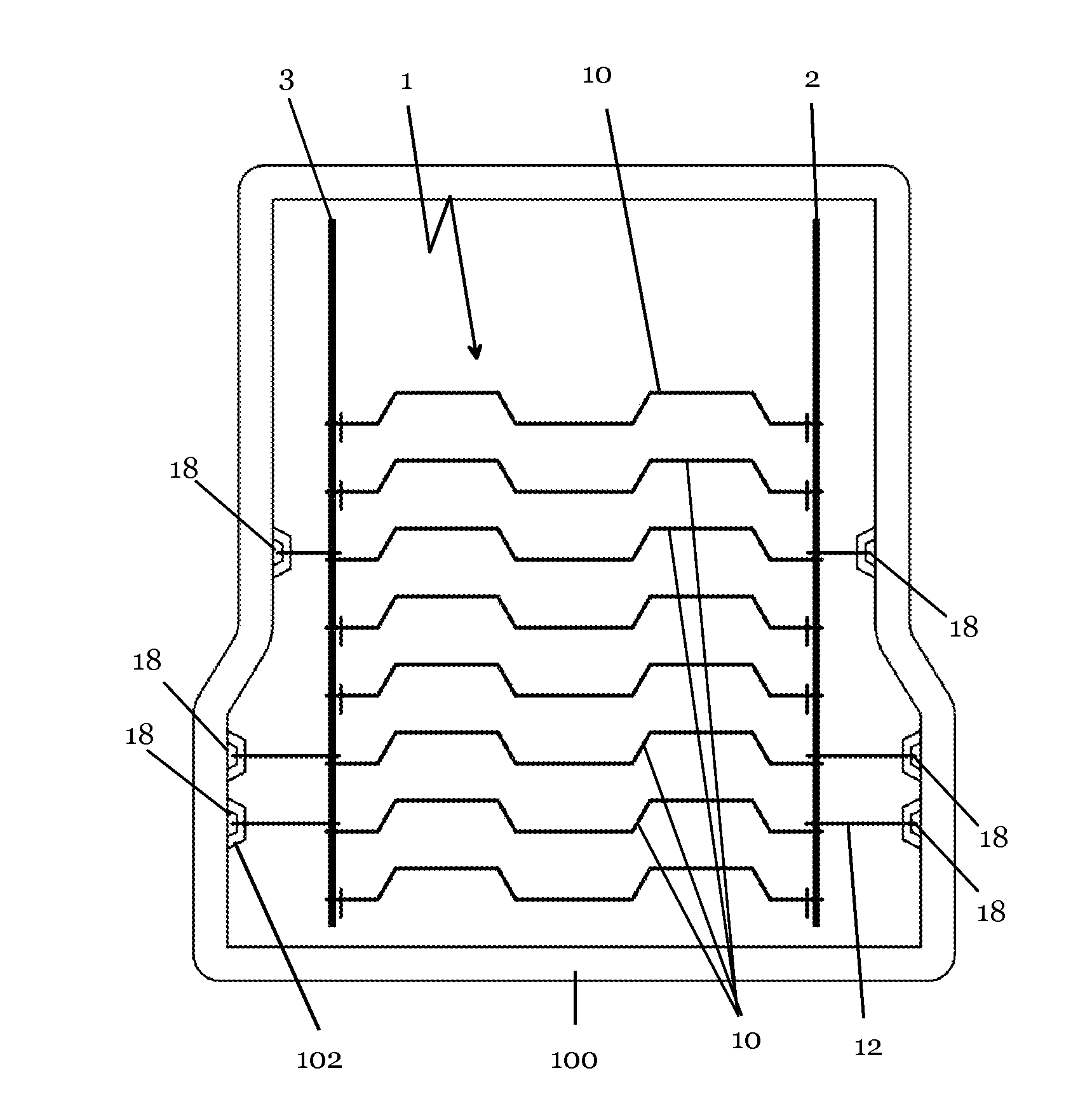 Method for manufacturing a suspension mat