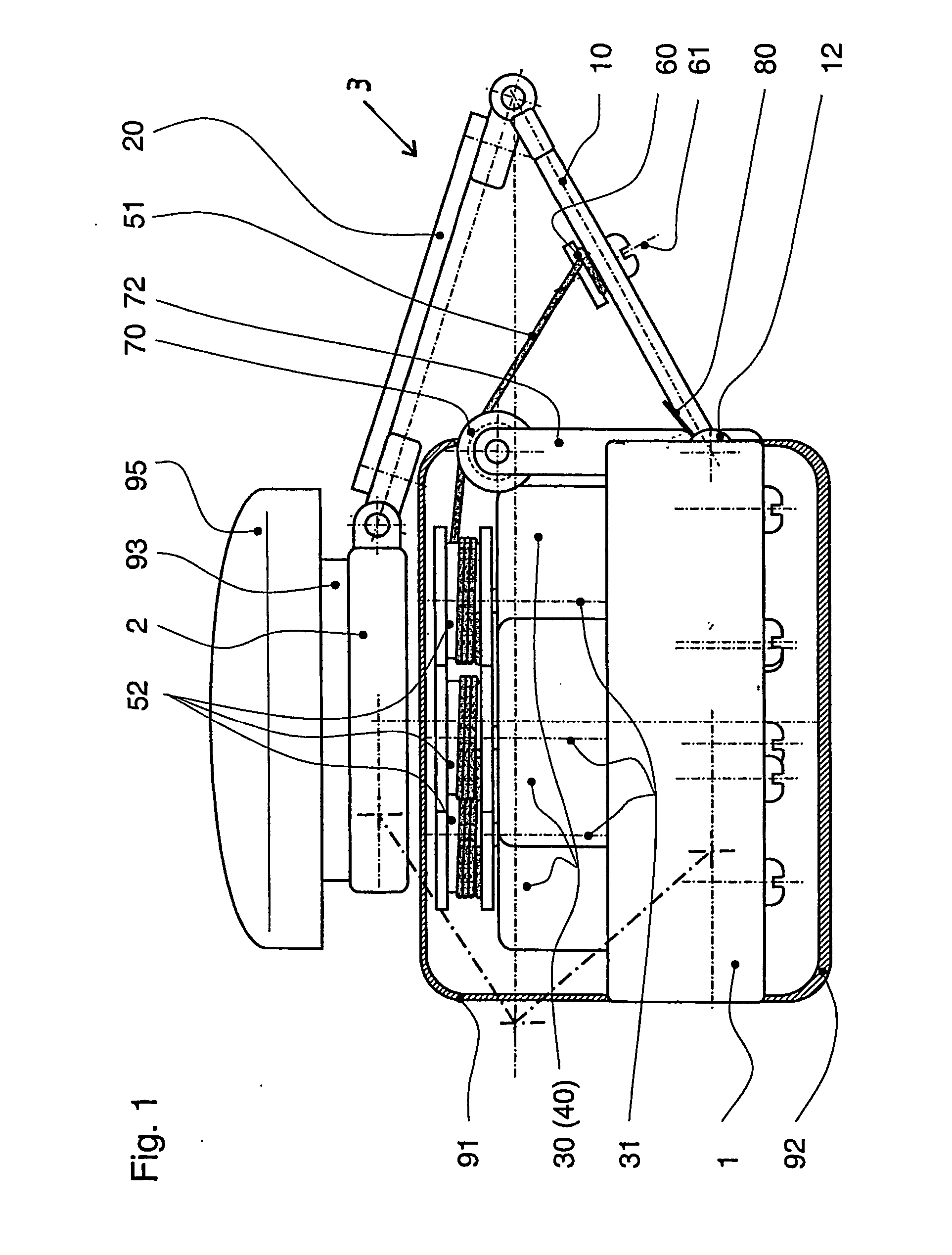 Device for transmitting a movement having a parallel kinematics transmission structure providing three translational degrees of freedom