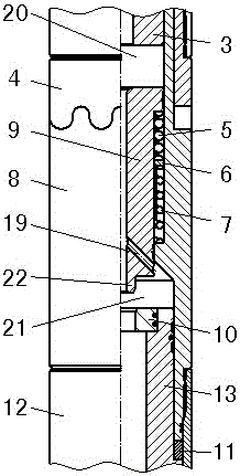 Method and device for shocking by circulating drilling fluid