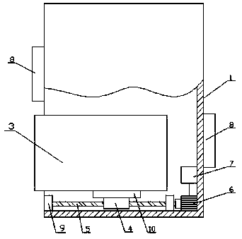 Management cabinet for enterprise accountants and control method thereof