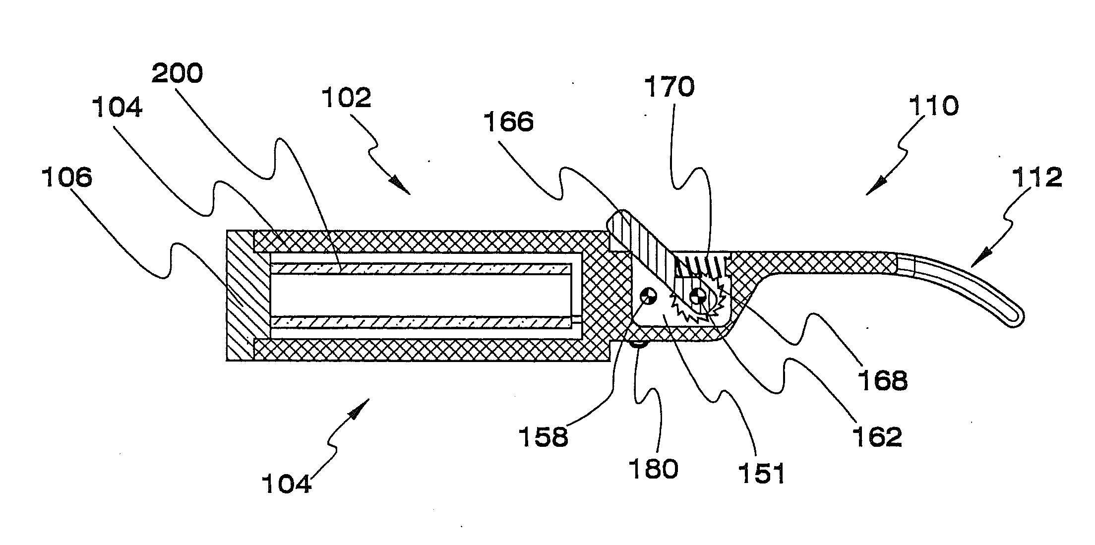 Flossing Device With Internal Floss Feed