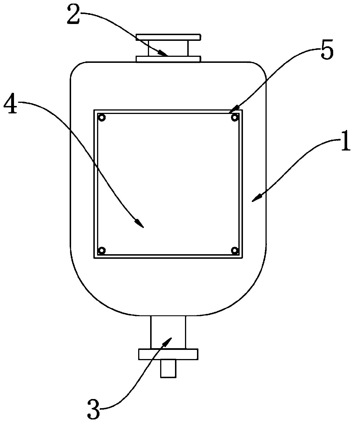 Water purification treatment device for wet dust removal equipment