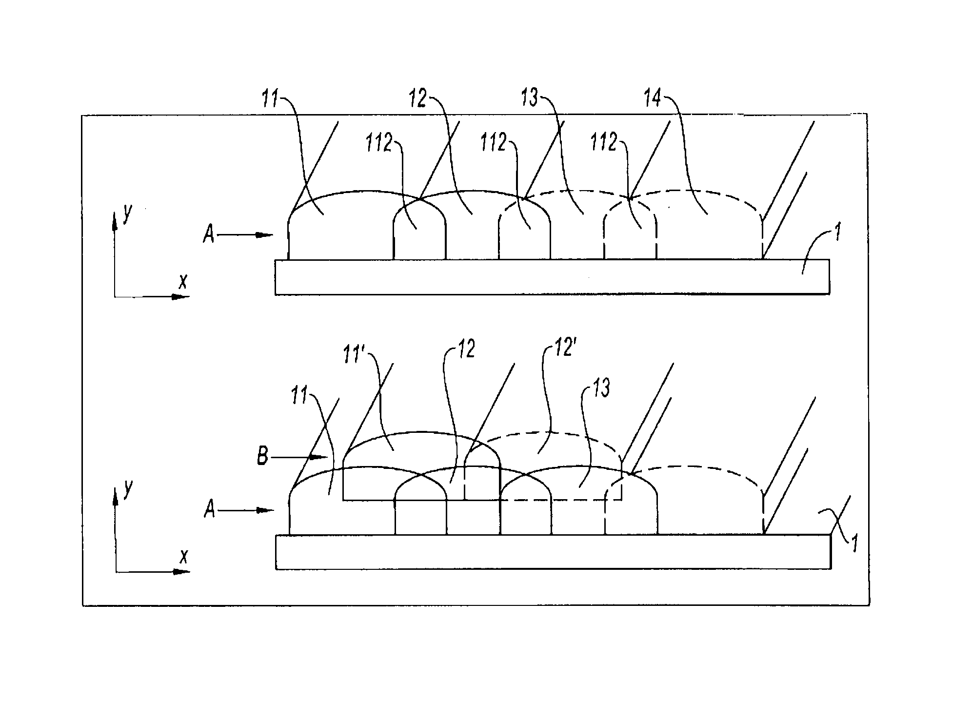 Manufacture of a portion of a metal part using the MIG method with pulsed current and wire
