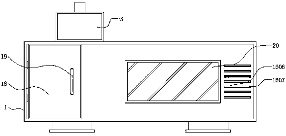 Disinfection device for infusion tube processing and having drying structure