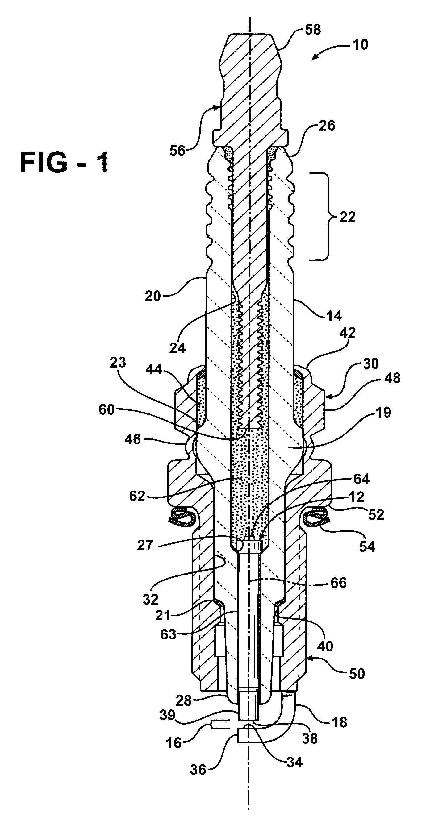 Ceramic electrode, ignition device therewith and methods of construction thereof