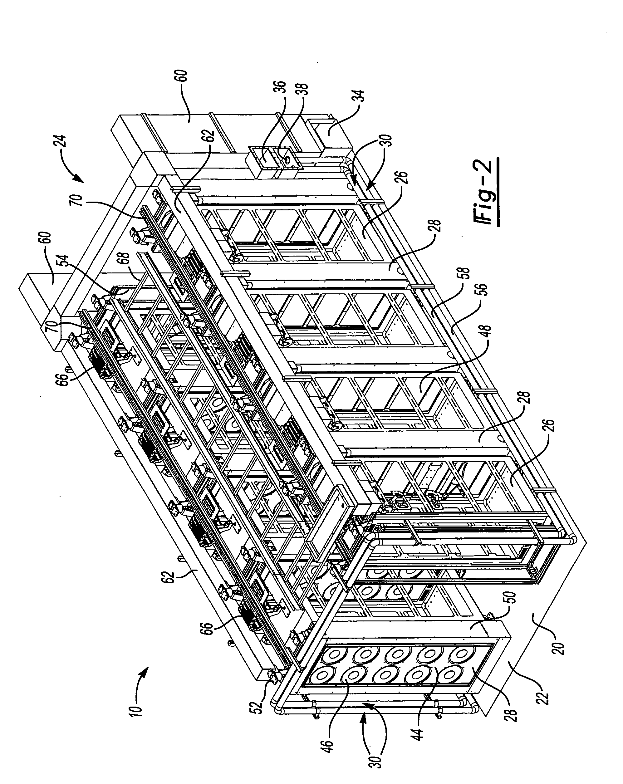 Cooling air flow loop for a data center in a shipping container