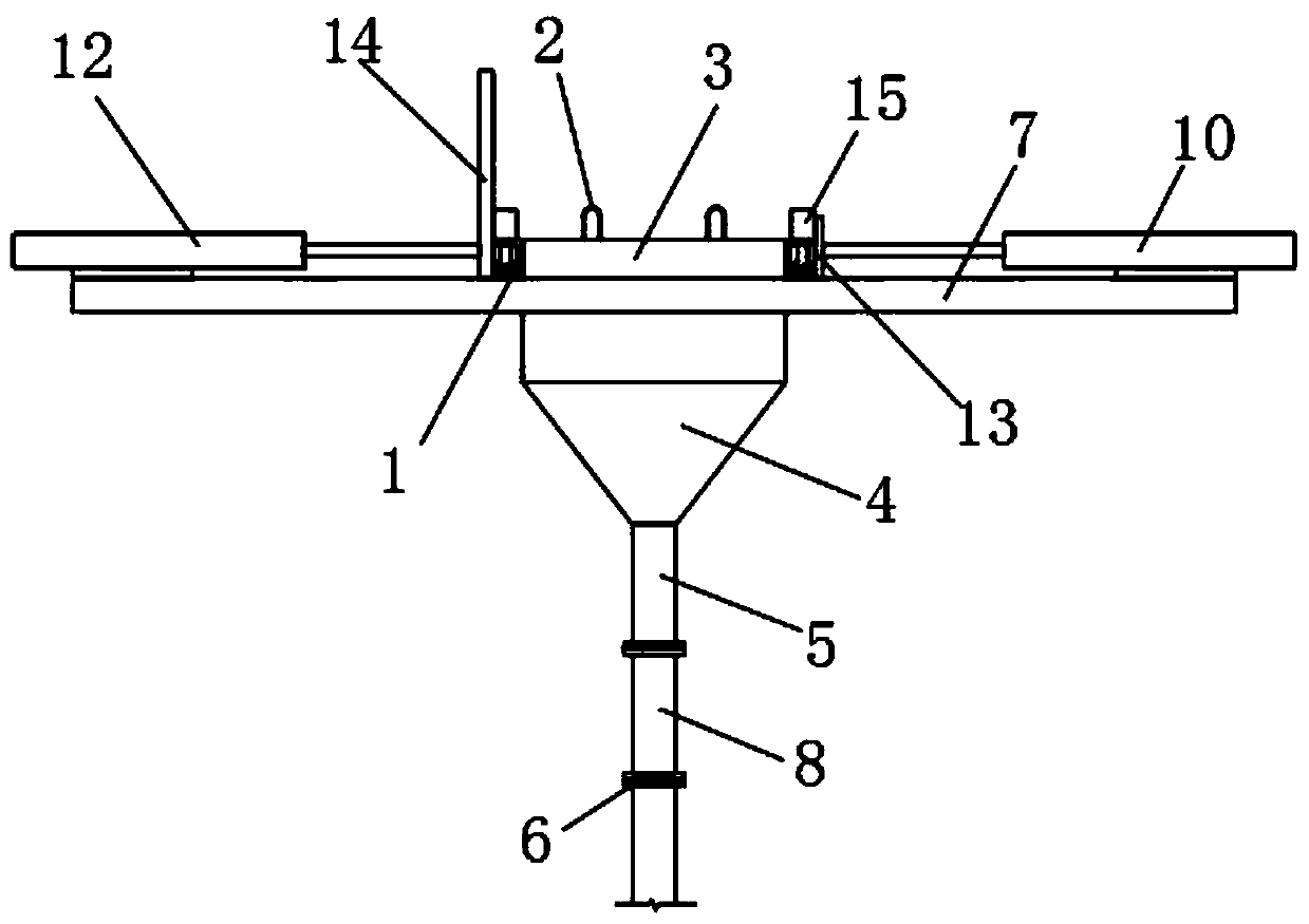 Tool and method for backfilling deep foundation pit excavation groove