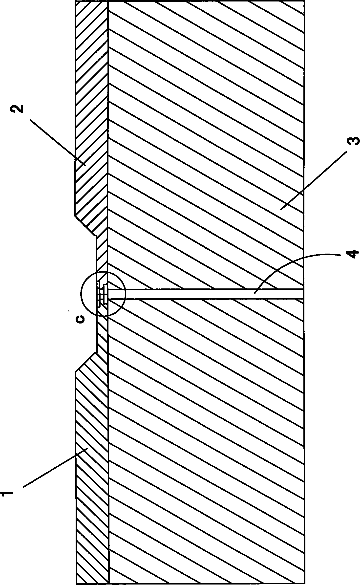 Method for sticking massively produced simple lenses and metal brackets
