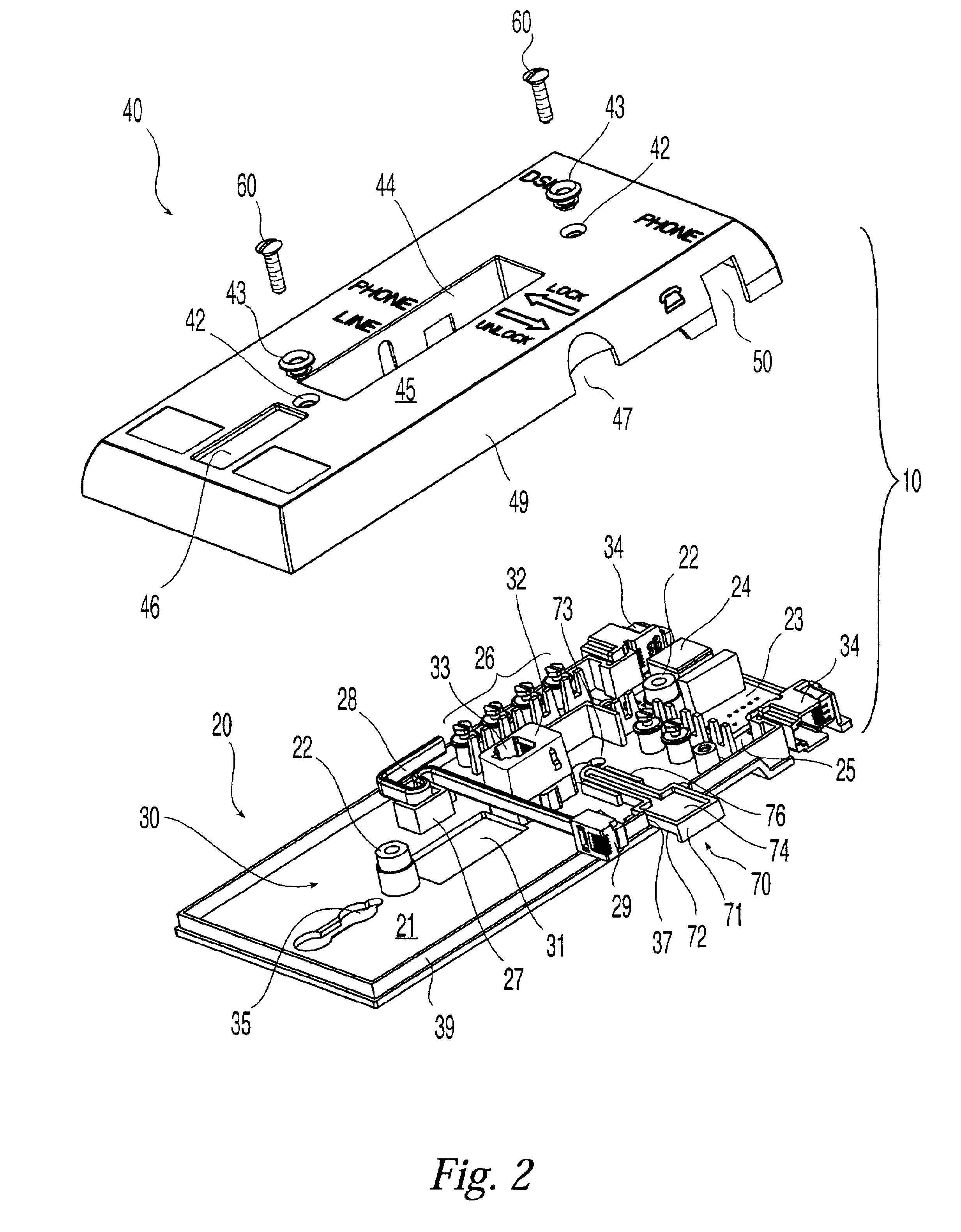 Tool-less wall-mount distributed filter housing