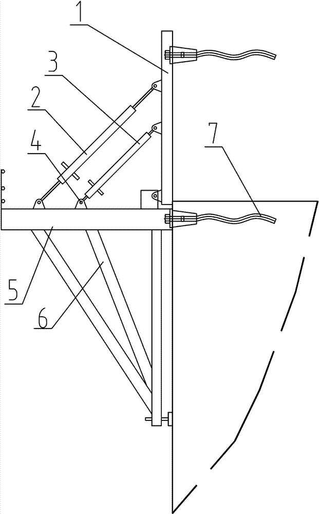 Concrete double-bracing large-scale mold plate and form stripping and form erecting methods