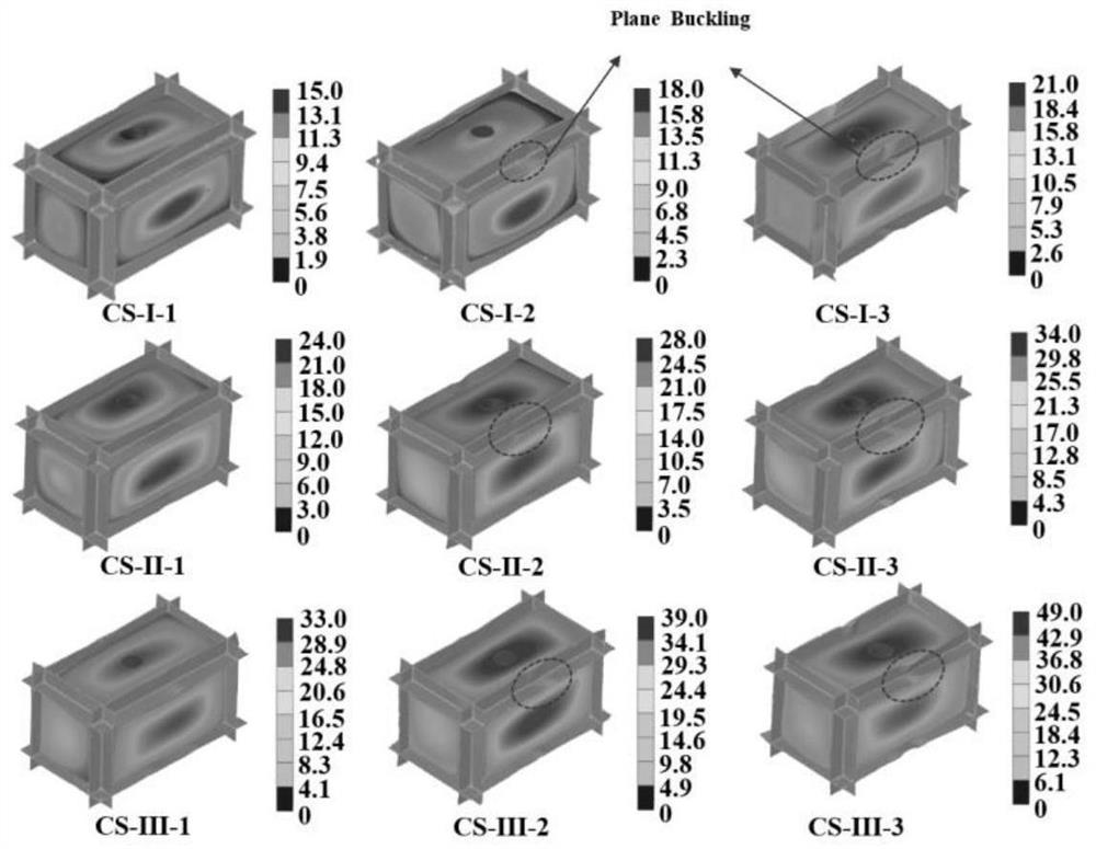 Method for constructing scale model of explosion ship in warhead cabin of anti-ship missile