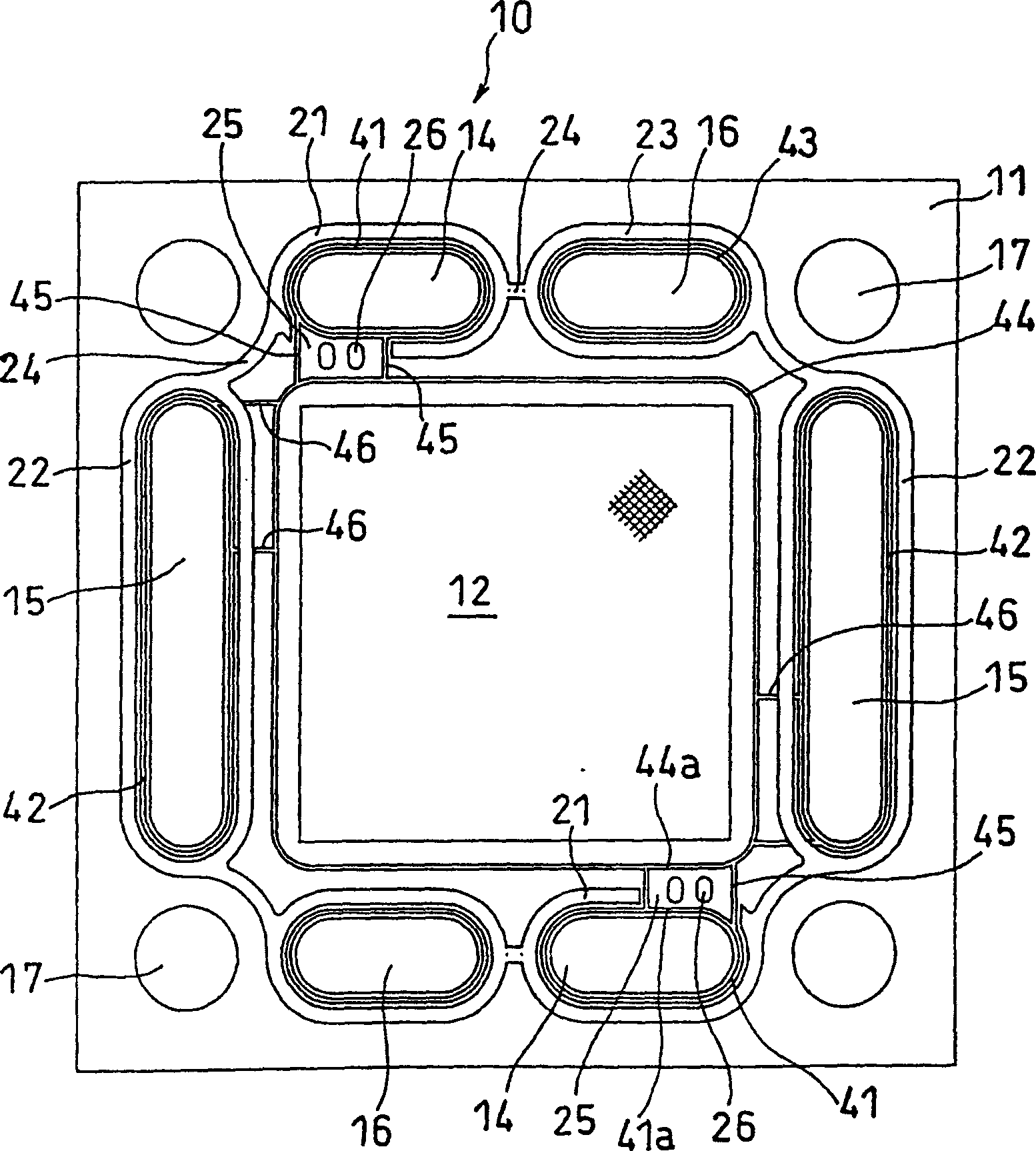 High polymer electrolytic shape fuel cell