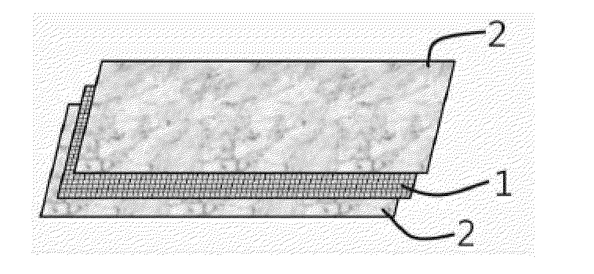 Reinforced fabric for substitution of vinyl and its manufacturing method