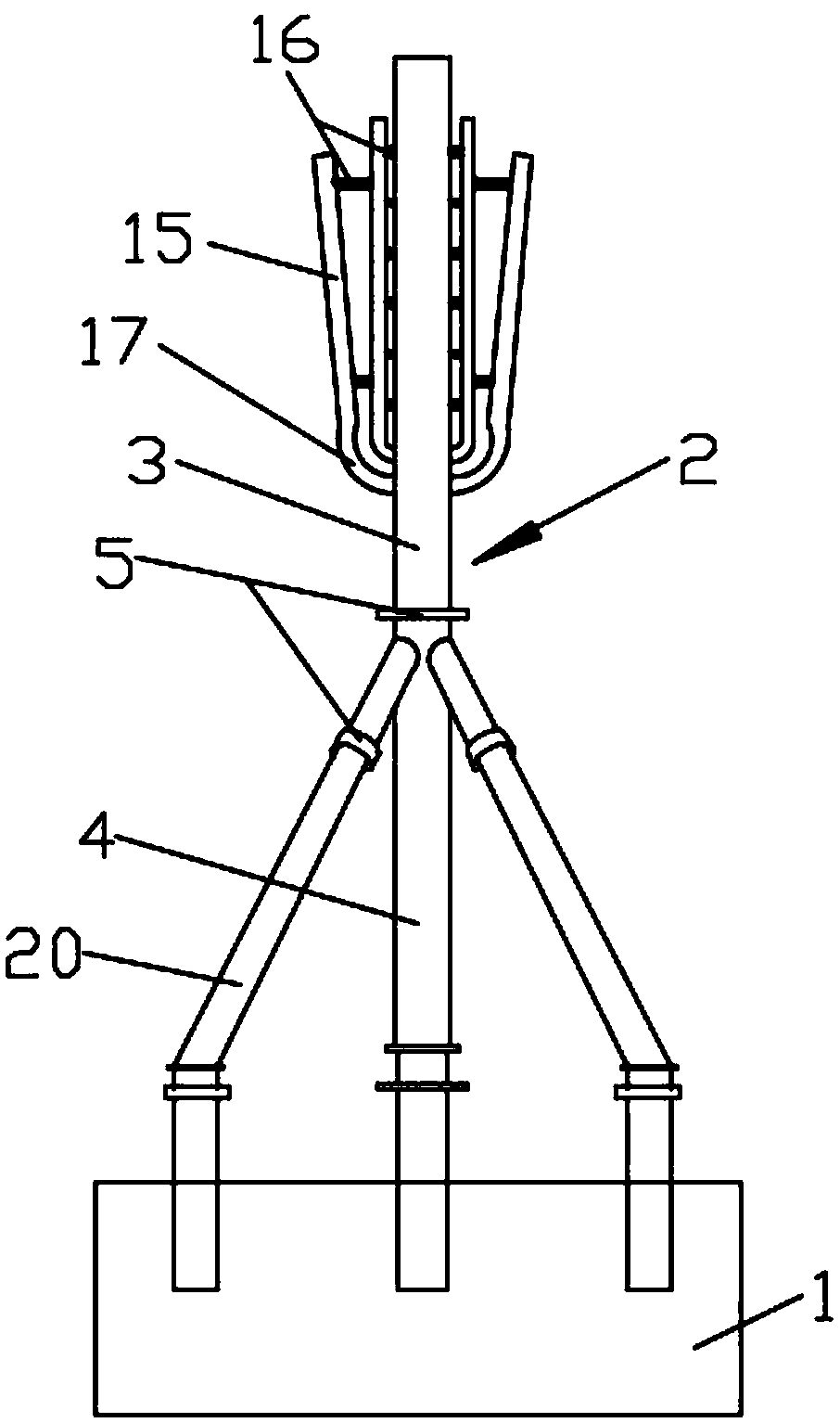 Detachable constructed wetland-based domestic sewage treatment system