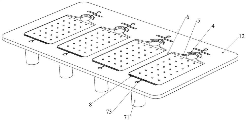 Micro-fluidic chip convenient for droplet tiling